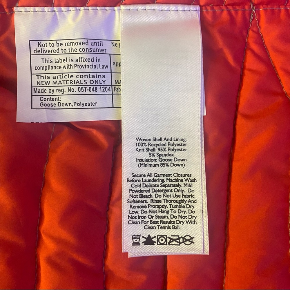 Eddie Bauer Multicolor Down Jacket Euc M - image 5